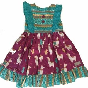 Eleanor Rose Llama Dress HTF Sz 6/7